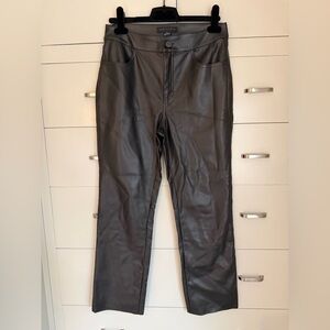 Sanctuary Charcoal Faux Leather Pants, Size 27